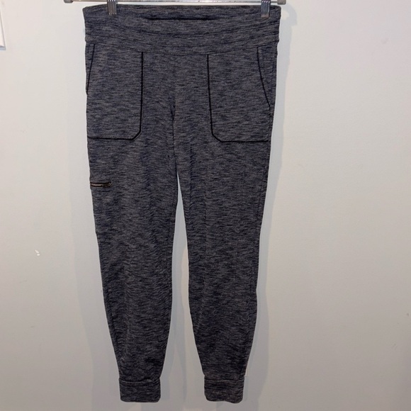 Athleta Metro Spacedye Pull on Jogger Size XS Black Heather - Picture 3 of 11